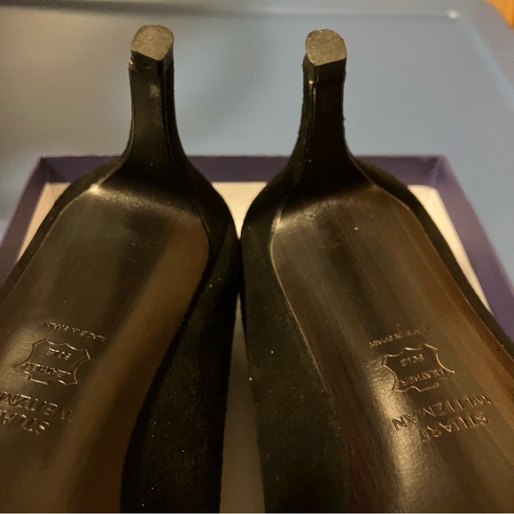 Stuart Weitzman Heels - Pinot Black Suede - Picture 7 of 7